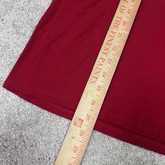 Tommy Hilfiger T-Shirt Men’s Red Short Sleeve Size Large - Picture 3 of 11